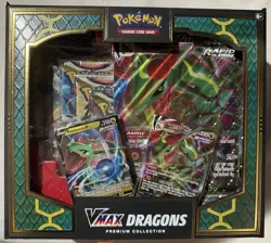 Pokemon TCG VMAX Dragons Premium Collection Box 2022 Brand New Factory Sealed - Image 1