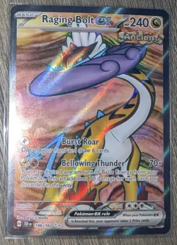 Raging Bolt ex 196/162 UR Ultra Rare - Pokemon Temporal Forces - NM - Image 1