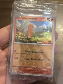 Pokemon - Charmander (GameStop Exclusive) 004/165 Game Stop Sealed Promo Holo - Image 3