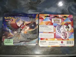Burning Shadows 3 Pack Blister & Pokemon XY Evolutions Crimson Invasion Pin Lot - Image 2