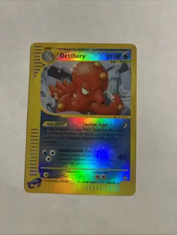 Pokemon TCG Octillery 26/147 Reverse Holo Rare, Aquapolis, WOTC, Vintage NM - Image 1