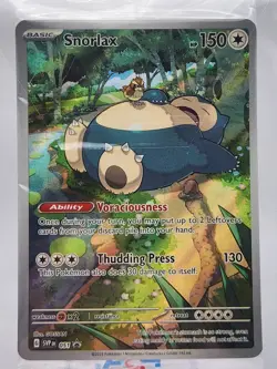 Pokemon Snorlax 051 SVP: Scarlet & Violet 151 ETB Black Star Promo Holo SEALED - Image 2