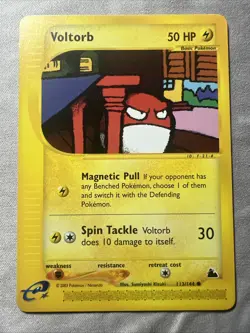 2003 Voltorb Pokemon Skyridge 113/144 Common NM - Image 1