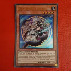Yugioh Dracotail Lukias JUSH-EN001 1st Edition - Image 1