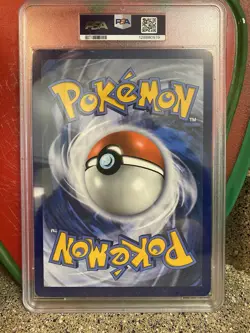 2018 POKEMON SUN & MOON CELESTIAL STORM #177A FULL ART/ RAYQUAZA GX PSA 9 Jumbo - Image 2