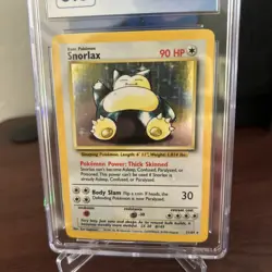CGC 8.5 Snorlax 1999 Jungle 11/64 Holo Pokemon Card - Image 3