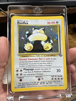 Snorlax 11/64 Ronflex French Jungle Holo Pokemon Card - Image 1
