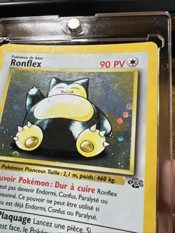 Snorlax 11/64 Ronflex French Jungle Holo Pokemon Card - Image 4