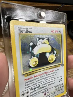 Snorlax 11/64 Ronflex French Jungle Holo Pokemon Card - Image 5