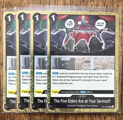 One Piece TCG-The Five Elders Are at Your Service!!! Playset (x4) - OP13-096 EN - Image 1