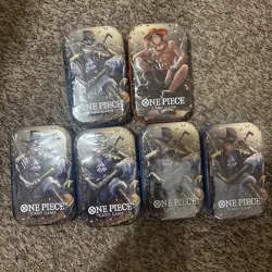 One Piece Tin Pack Set Vol 2 Set of 6 | TS-02 OP-13 | Sealed Bandai Ships Fast - Image 1