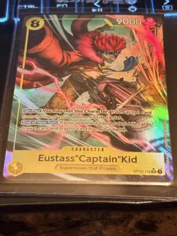 Eustass "Captain " Kid OP10-112 SR Alt Art Royal Blood One Piece TCG NM - Image 1