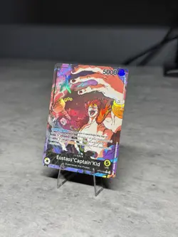 One Piece TCG: Eustass "Captain" Kid Leader Alt Art OP10-099 - Image 2