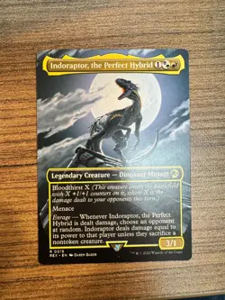 Indoraptor, the Perfect Hybrid Universes Beyond: Jurassic World Borderless Rare - Image 1
