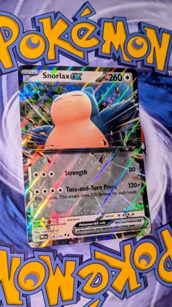 SNORLAX EX 076/131 SV: Prismatic Evolutions Double Rare Pokemon TCG Card NM/M. - Image 1