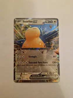 Snorlax EX Prismatic Evolutions Holo Card 076/131 SV Pokemon TCG Near Mint NM - Image 1