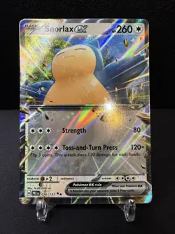 Snorlax ex 076/131 SV: Prismatic Evolutions Double Rare Pokemon TCG Card NM/M - Image 1