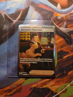 Giovanni's Charisma 204/165 - Scarlet & Violet 151 SIR Pokemon TCG NM WOW LOOK - Image 1