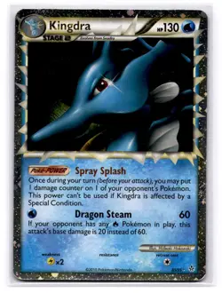 KINGDRA Pokemon TCG Unleashed Series Ultra Rare Holo-Foil 85/95 LP/MP - Image 1