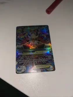 Pokemon TCG XY Fates Collide M Alakazam EX Full Art Ultra Rare Card 118/124 LP - Image 3