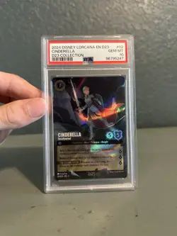 2024 Disney Lorcana D23 Promo Cinderella-Stouthearted Foil #02/D23 PSA 10 - Image 1