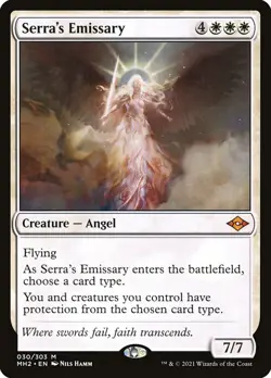 MTG Magic the Gathering Serra's Emissary (30/765) Modern Horizons 2 LP - Image 1