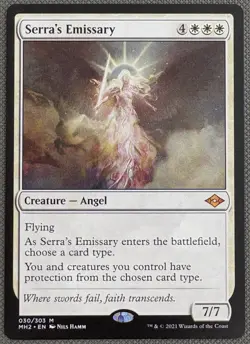 MTG Magic: Modern Horizons 2 (MH2): Serra's Emissary #030/303 Mythic - NM - Image 1
