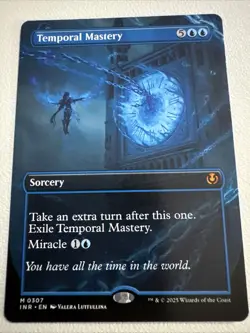 Temporal Mastery Borderless (NM Non-Foil) INR-0307 Mythic MTG - Image 1