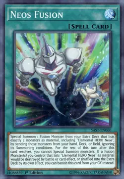 Yu-Gi-Oh! Neos Fusion 1st Ed. SAST-EN060 Super Rare NM/LP x1 - Image 1