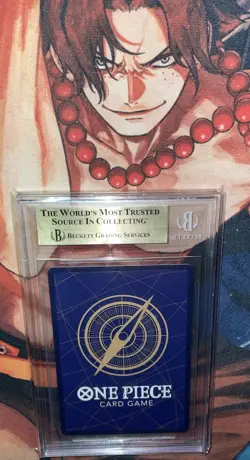 One Piece Edward Newgate OP02-004 (Alt Art) Beckett 10 Paramount War - Image 2