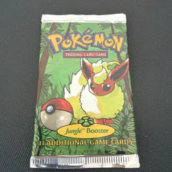 Pokemon Wizards of the Coast 1999 Pokemon Jungle Booster Pack Sealed - Image 1