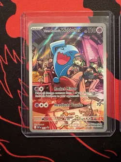 Destined Rivals NM Pokemon Team Rockets Crobat #217 & Blackstar Promo Card Lot - Image 2