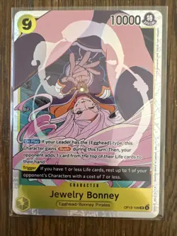Jewelry Bonney SR OP13-108 Carrying On His Will Foil One Piece Card English - Image 1