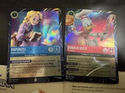 Disney Lorcana Magical Places- Rapunzel & Donald Duck EPCOT Promo Cards SET - Image 3