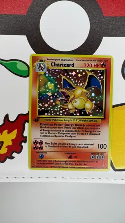 Charizard 1st Edition Shadowless - Pokemon Base Set 1999 - Special Holo Artcard - Image 1