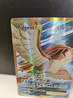 Pidgeot EX 104/108 Evolutions Full Art Ultra Rare Holo Pokemon Card - Image 5