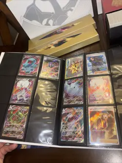 Massive Pokemon Lot Tins Mats Posters PSA Magazine Binder With Cards - Image 4