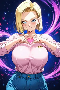 Dragon Ball Android 18 Card - Image 1