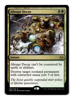 Abrupt Decay - 146 MM3: Modern Masters 2017 R NM - Image 1