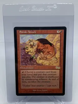 Sneak Attack Urza's Saga NM-LP English MTG Magic ⚡LIGHTNING FAST SHIPPING! ⚡ - Image 1