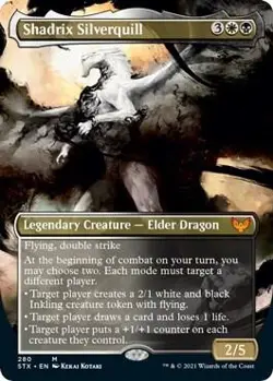 Shadrix Silverquill (Borderless) Strixhaven: School of Mages LP - Image 1