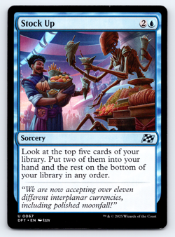 Stock Up FOIL - Aetherdrift MTG - Image 1