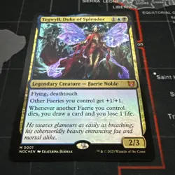 MtG Tegwyll, Duke of Splendor - NM Foil - Wilds of Eldraine Commander Magic - Image 2