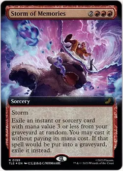 MTG Avatar: The Last Airbender Storm of Memories Extended Art Foil (Rare) - Image 2