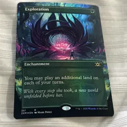 Magic the Gathering Exploration Foil Borderless Double Masters MTG EDH - Image 1