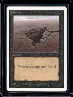 1993 Magic: The Gathering Unlimited Sinkhole #NNO - Image 1