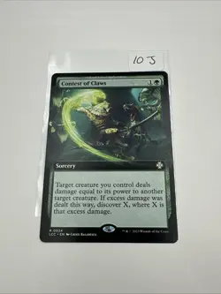 Commander: The Lost Caverns of Ixalan #24 Contest of Claws (Extended Art) - Image 1