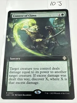 Commander: The Lost Caverns of Ixalan #24 Contest of Claws (Extended Art) - Image 2