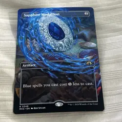 [1x] Sapphire Medallion - Borderless - Near Mint, English - Modern Horizons 3 MT - Image 1