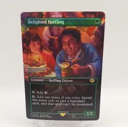 Delighted Halfling (Borderless) Universes Beyond: The Lord of the Rings:...Foil - Image 1